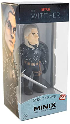 MINIX Collectible Figurines, Figur: The Witcher – Geralt, 12 cm Sammelfigur, Ab 17+ Jahren, Deutsch