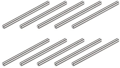 METALLIXITY Tassello Perno (3x40mm) 25Pz, 304 Acciaio Inox Scaffale Supporto Pioli Perno Fissaggio Elementi - per Metallo Dispositivi, Mobili Installazione, Industriale, Fai da Te