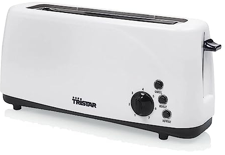 TOSTADOR TRISTAR 1 RANURA LARGA BLANCO 1000W