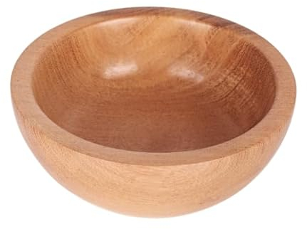 Genérico Bol de madera para servir Frutero decorativo Ensaladera Bowl Cazuela Fuente Diferentes Tamaños (cazuela 10)