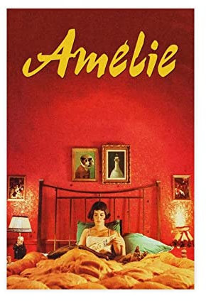 RIKCAT Klassisches Filmposter Amelie auf Leinwand, Poster, Wandkunst, Dekordruck, Bild, Gemälde für Wohnzimmer, Schlafzimmer, Dekoration, ungerahmt, 30 x 45 cm
