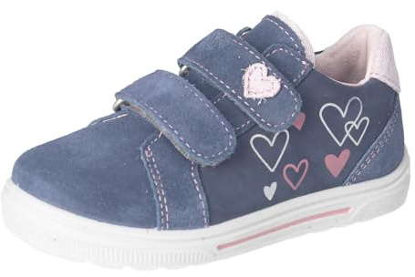 RICOSTA Mädchen Low-Top Sneaker Ilva, Kinder Halbschuhe, Weite: Mittel, lose Einlage, Klettverschluss, straßenschuhe, Sportschuhe, Reef (140), 31 EU