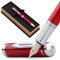 Wordsworth and Black Fountain Pen Mini EDC Roter Taschenstift, Chrom, Mittlere Feder, 6 Tintenpatronen, Tinten-Konverter, Nachfüllbares Stift-Geschenkset, Männer & Frauen