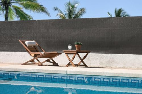 Brise-Vue en Toile pour clôture Rouleaux 25 ML Gris (1m)