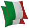 ggaimwf Flagge Kissenbezug Italien-Flagge Kissenbezüge Patriotisch Kissen für Sofa Leinenquadrat Kissenbezüge Startseite Dekorativer Kissenbezug Stuhl Schlafzimmer Wohnzimmer 45x45cm 2er-Set