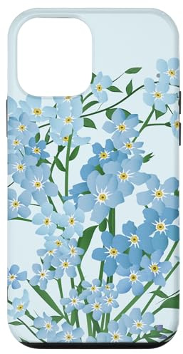 Forget me not flower blossom botanical spring floral Case for iPhone 12 mini
