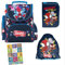 Goldkids - Schulranzen für Jungen und Mädchen, 4er-Set - Schul-Rucksack für Kinder mit Federmäppchen - Schuhbeutel und Hausaufgabenheft - Spiderman Motiv - 1-3 Klasse