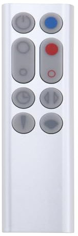 The Lord of the Tools Silver Hot and Cool Fan Heater Replacement Remote Fan Control Compatible with Dyson AM09 966538-01 for Home and Office, Batteries Not Included
