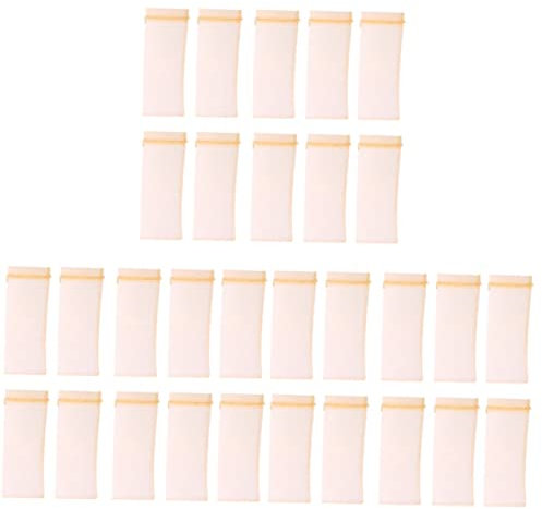 FRCOLOR 30pcs Reusable Wine Bottle Cover Bag Drawstring Pouch for Parties Gauze Material Multi