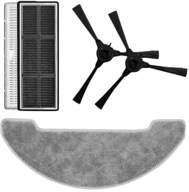 Set de accesorios originales para robot aspirador Proscenic 850T, filtro HEPA, paño de limpieza, cepillo lateral