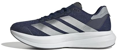 adidas Duramo Speed 2 Running Shoes, Zapatillas para Correr Hombre, Dark Blue/Silver Metallic/Halo Silver, 46 EU