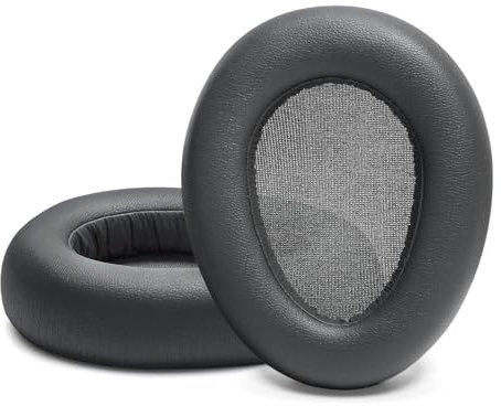 Voarmaks Replacement Ear Pads Compatible with JLAB JBuds Lux ANC Wireless Headphones, Graphite Protein Leather, Premium Comfort