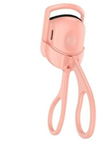 Glomora Beheizte Wimpernzange, tragbare Wimpern, Temperaturregelung, USB-Aufladung in 30 Sekunden, Locken 24 Stunden lang anhaltend, für Frauen und Mädchen (Pink)