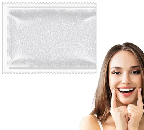 50g Temporary Tooth Repair Beads, Tooth Filling Material Replacement Thermal Adhesive Fitting Beads, Dental Denture Filler Repair Beads for Broken Chipped Tooth Fake Teeth Cosmetic Teeth Veneere