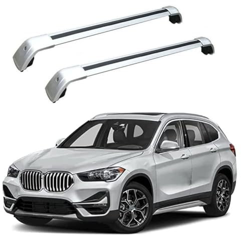 KLFDT Autodachträger für BMW X1 F48 2016-2020,Aluminium Dachträger Relingträger, für Fahrradträger, Dachboxen oder als Skihalter,B