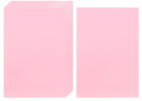 sourcing map Lot de 200 pochettes transparentes pour cartes photo, 61 x 91 mm en CPP pour cartes à collectionner standard, album photo Kpop, album photo, rose