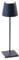 Zafferano, Poldina Pro, Lampada da Tavolo Ricaricabile e Senza Fili con Controllo Touch, Adatta per Salotto ed Esterni, Dimmer, 2200-3000 K, Altezza 38 cm, Colore Blu Acciaio, Esclusiva Amazon