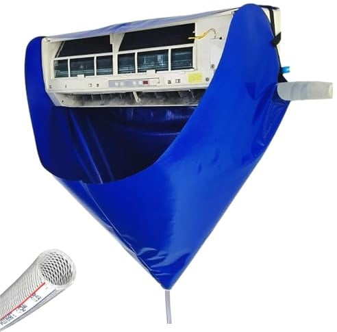 RYRYR An der Wand montierte Klimaanlagen-Reiniger-Waschhaube, Split-Klimaanlagen-Reinigungshaube, AC-Einheit, HVAC-Klimaanlagen-Wartungsset, Universalgröße, 1 Stück