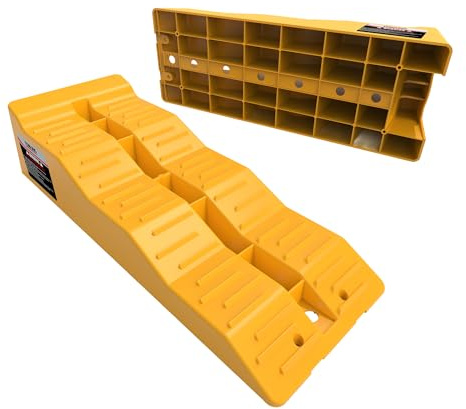 TOWKING Auffahrkeile für Wohnmobil -2PCS/1SET,Die maximale Tragfähigkeit beträgt bis zu 10 Tonnen - Auffahrkeile für Wohnwagen Wohnmobil & Anhänger
