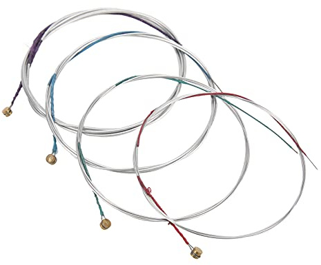 DGLDCSHUAI 4 pièces Cordes de Violoncelle Accessoires en Alliage de cuivre et de Zinc pour Instruments de Musique de Taille 4/4