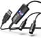 FORE MIDI to USB Interface Adapter with Input&Output Connecting with Keyboard/Synthesizer for Editing&Recording Track Work with Windows/Mac OS for Studio USB 2.0 Black - 2M
