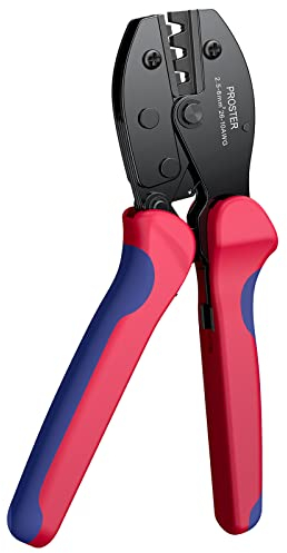 Proster Pinza Piegatrice Strumento Crimpatura AWG 26-10 per Connettori Solari PV 2.5-6.0 mm²Cavo PV a Pannello Solare