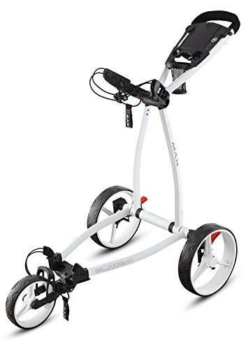 Big Max Blade IP - 3 Rad Golftrolley Faltbar Ultraflach & Robust (White)