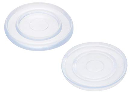 sourcing map 20Stk Weich PVC Stoßfänger Zylindrische Pads für Glas Tischplatte 18mm x 2mm
