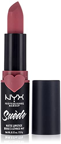 NYX PROFESSIONAL MAKEUP Suede Matte Lipstick, Cannes, 3.5 grams