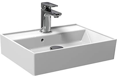 Aqua Bagno | moderno lavabo de cerámica colgante lavabo de mano | 50 cm de ancho
