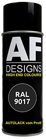 Alex Flittner Designs RAL Bombe aérosol de Peinture pour Voiture Noir Brillant