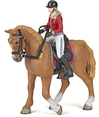 PAPO Reiterin mit Wanderpferd