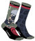Capslab Naruto Socken Kakashi – Offiziell lizenzierte Anime-Socken für Herren und Damen – Bequeme Baumwollsocken mit Kakashi Hatake & Konoha-Symbol - 43-46