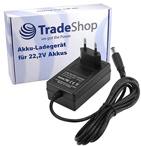 Trade-Shop Akku Ladegerät für Dyson 22,2V Li-Ion Akkus, Dyson DC-31 DC-34 DC-35 DC-44 DC-45 DC-56 DC-57 Netzteil Ladestation Ladekabel