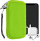 kwmobile Handytasche für Smartphones L - 6,5 - Neopren Handy Hülle Neon Grün - Handy Tasche 16,5 x 8,9 cm Innenmaße
