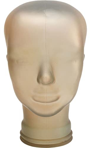 Kare Design Kopfhörerständer, Halter für Kopfhörer aus recyceltem Glas, Ständer für Kopfhörer und Gamer-Headsets, Zimt-Gold, 29x21x21cm