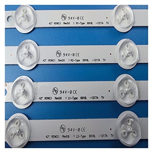 Jxjamp 【Piezas de TV】 LED Tira de retroiluminación Bar for LG 42InCH TV 42LN540V 42LN613V 42LA620V LC420DUE 42LN575S 42LA62 42LN578V 42LN575V 42LN5710 42LN540V 【reemplazable】