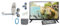 EasyFind Maxview Remora Pro TV Camping Set 19 (48cm, Triple Tuner S2/T2/C, Grade A Panel, HDMI, USB, PVR Ready, 10-30 Volt, VESA, EasyFind LNB, CI+, Saugnäpfe, 38cm Antenne, Koaxialkabel), Schwarz