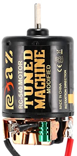 Abonda Brushed Motor, Double Ball Bearing RC 540 Waterproof Motor, RC Motors, Brushed Motor 13T/ 21T/ 35T/ 45T/55T/80T For 1/10 Remote Control Vehicle RC Spare Parts