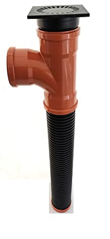 Sickerschacht DN 110 Regenrohr Drainage Regenrinne Abflussrohr Zisterne Regentonne Dachrinne Fallrohrfilter Sieb (Sickerschacht mit Abgang DN110)