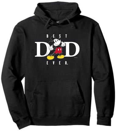 Disney Mickey Mouse Best Dad Ever Thumbs Up Father’s Day Pullover Hoodie