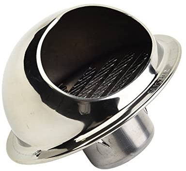 SPORTARC Edelstahl-Auslass, rund, für Zuhause, Küche, Badezimmer, 50 mm