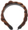 FRCOLOR 4 brins cheveux synthétiques tressé bandeau tressé bandeau avec dents accessoire de coiffure extensible tresse postiche pour les femmes