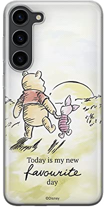ERT Group Handyhülle für Samsung S23 Original und offiziell Lizenziertes Disney Muster Winnie The Pooh & Friends 012 optimal an die Form des Handy angepasst, hülle aus TPU