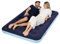 airzzZ Inflatable Flocked Airbed - Quick Inflation & Deflation Mattress - Lightweight Comfortable Perfect For Camping,Hiking, Caravan, Guest Bed - Waterproof Portable (Double)