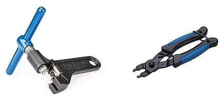 Park Tool CT-3.3 - Chain tool for 5-12 and single speed chains,One Size,Black & BBB Cycling Chain Link Removal Tool 7-12 Speed I Chain Link Pliers