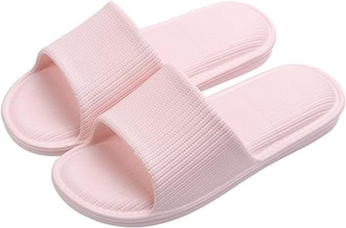 Unisex-Sommer-Slipper, Duschschuhe, Damen-Duschsandalen, Badezimmer-Hausschuhe, Innen-Haushalts-Sandalen, weiche Duschschuhe mit dicken Sohlen, Schlafsaal, Haus, Fitnessstudio, Pool-Sandalen, Dusch-Ha