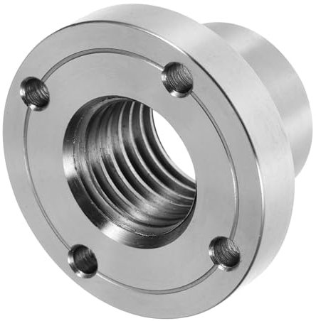 Veemoon Lathe Faceplate Adapter for Woodworking Lathes Threaded Design Versatile Tool for Professionals and Hobbyists Compatible Woodturning Projects