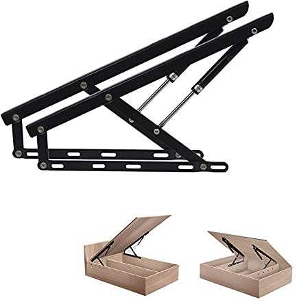 Guoyoocc Pistones Hidraulicos Muebles,Bisagras Elevables,Pistones A Gas,Resorte De Gas,Mecanismo Cama Abatible,hidraulicos para canapes,Amortiguador,para Cama abatible Vertical,Soporte Barra Armario