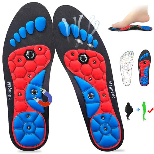 Magnetische Einlagen Original,Einlegesohlen Zum Abnehmen,Bequemeund Atmungsaktive Akupressur für Gesunde,Erleichterung Für Schmerzende Füße Mit Magnetischen Einlegesohlen Socks Set